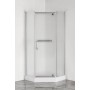 Душова кабіна з низьким піддоном Mixxus LINES SCT01-90x90x198-TR CHROME прозоре скло 6мм