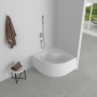 Душовий піддон високий Mixxus Strong ST01-90x90x40 з сифоном напівкруглий діаметр зливу 52 мм