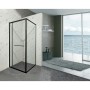 Душова кабіна без піддону Mixxus Premium Quadro SC01-90x90x195-TR Black прозоре скло 6мм