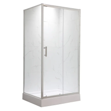 Душова кабіна з низьким піддоном Mixxus HARD SCT01-100x90x198-TR CHROME прозоре скло 5мм NEW