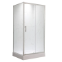 Душова кабіна з низьким піддоном Mixxus HARD SCT01-100x90x198-TR CHROME прозоре скло 5мм NEW
