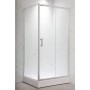 Душова кабіна з низьким піддоном Mixxus HARD SCT01-100x90x198-TR CHROME прозоре скло 5мм NEW