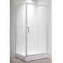 Душова кабіна з низьким піддоном Mixxus HARD SCT01-120x80x198-TR Chrome NEW прозоре скло 5мм