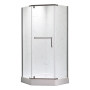 Душова кабіна з низьким піддоном Mixxus LINES SCT01-90x90x198-TR Graphite NEW прозоре скло 6мм