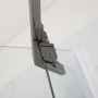 Душова кабіна з низьким піддоном Mixxus LINES SCT01-90x90x198-TR Graphite NEW прозоре скло 6мм