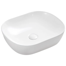 Раковина накладна керамічна Mixxus Premium DIVERSE-0101 490×395×150 мм, білий