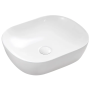 Раковина накладна керамічна Mixxus Premium DIVERSE-0101 490×395×150 мм, білий