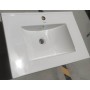 Раковина меблева Mixxus Premium CUBIC-1502 710×460×170 мм з отвором під змішувач і переливом, білий