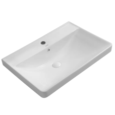 Раковина меблева Mixxus Premium STYLE-1502 700×480×190 мм з отвором під змішувач і переливом, білий