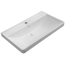 Раковина меблева Mixxus Premium STYLE-1503 800×480×190 мм з отвором під змішувач і переливом, білий