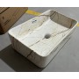 Раковина накладна Mixxus Premium QUADRO-0208, мармурова 480×315×140 мм з переливом