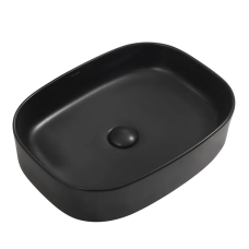 Раковина накладна Mixxus Premium BEVEL-0103, чорна 510×370×120 мм