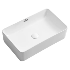 Раковина накладна Mixxus Premium QUADRO-0209 600×370×140 мм з переливом, білий