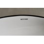 Раковина накладна Mixxus Premium ELLIPSE-0108, з чорним кантом 400×330×145 мм