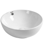 Раковина накладна Mixxus Premium ELLIPSE-0205 430×430×150 мм з переливом, білий