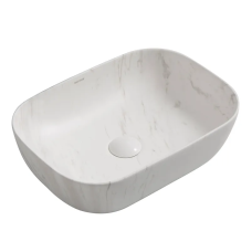 Раковина накладна Mixxus Premium DIVERSE-0112, мармурова 455×325×135 мм