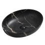 Раковина накладна Mixxus Premium ELLIPSE-0102, мармурова 515×400×130 мм