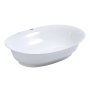 Раковина накладна Mixxus Premium ELLIPSE-0103 550×390×140 мм, білий