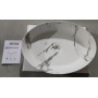 Раковина накладна Mixxus Premium ELLIPSE-0104, мармурова 550×415×140 мм