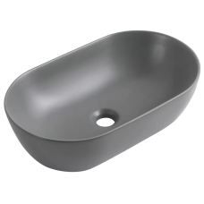 Раковина накладна Mixxus Premium ELLIPSE-0109, графіт 500×300×140 мм
