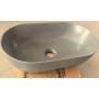 Раковина накладна Mixxus Premium ELLIPSE-0109, графіт 500×300×140 мм
