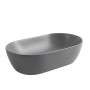 Раковина накладна Mixxus Premium ELLIPSE-0109, графіт 500×300×140 мм