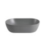 Раковина накладна Mixxus Premium ELLIPSE-0109, графіт 500×300×140 мм