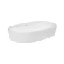 Раковина накладна Mixxus Premium ELLIPSE-0204 600×380×115 мм з отвором під змішувач, білий