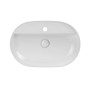 Раковина накладна Mixxus Premium ELLIPSE-0204 600×380×115 мм з отвором під змішувач, білий