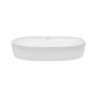 Раковина накладна Mixxus Premium ELLIPSE-0204 600×380×115 мм з отвором під змішувач, білий