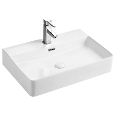 Раковина підвісна-накладна Mixxus Premium QUADRO-0204 600×420×130 мм, білий