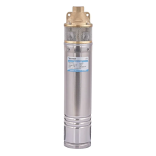 Насос свердловинний вихровий Vodomet 4SKM-100-20 H=62 м, Q=2,7 м³/год, P=0,75кВт, вбуд. конденс.кабель 20 м