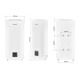 Плоский бойлер з мокрим теном 80л 2 kW MIXXUS EWH-09080