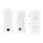 Плоский бойлер з мокрим теном 100л 2 kW MIXXUS EWH-09100